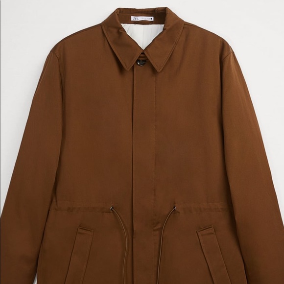 BRAND NEE ZARA LONG PARKA JACKET size M - Picture 5 of 9